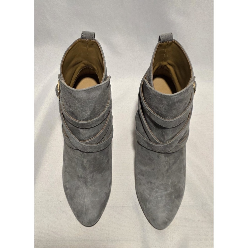 Ralph Lauren Purple Label 800930659001 Kourtney Women's Gray Booties. Size 7.5